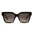 Mohala Eyewear - Hana Black Lava with Gray Gradient Polarized Lenses, Wide Width