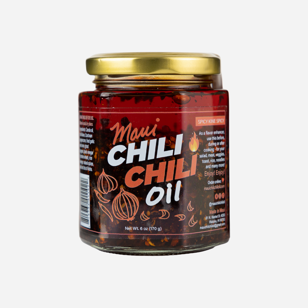 Maui Chili Chili Oil - Spicy Kine Spicy Maui Chili Chili Oil - Spicy Kine Spicy