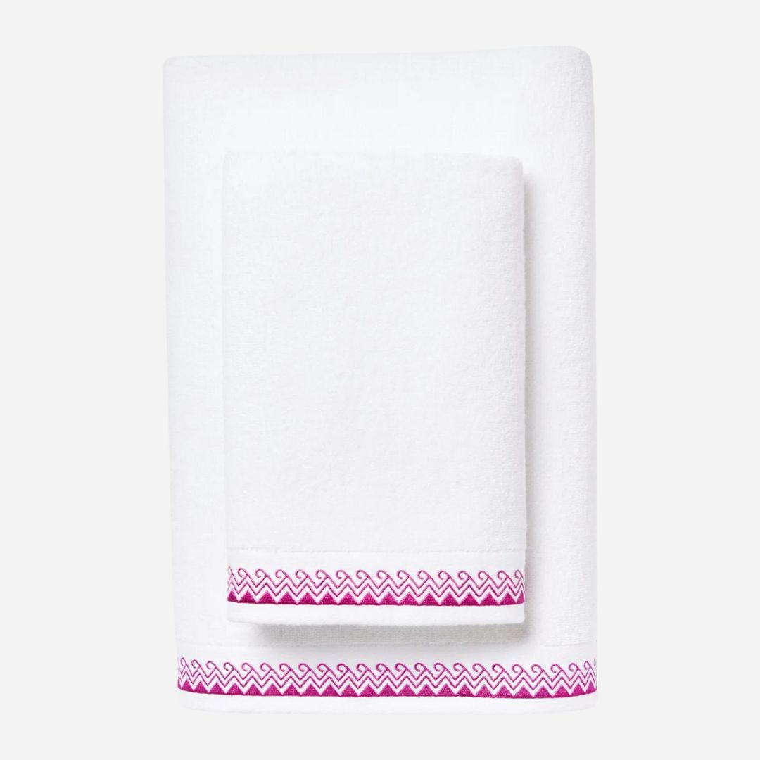 Avery + Lily - Wind + Wave Towels - Orchid