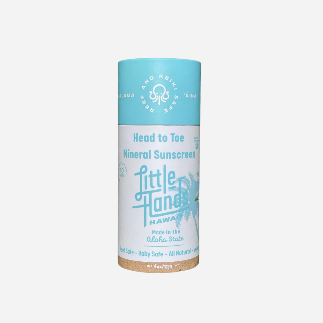 *Little Hands - Vegan Head To Toe Mineral Sunscreen Stick - Original