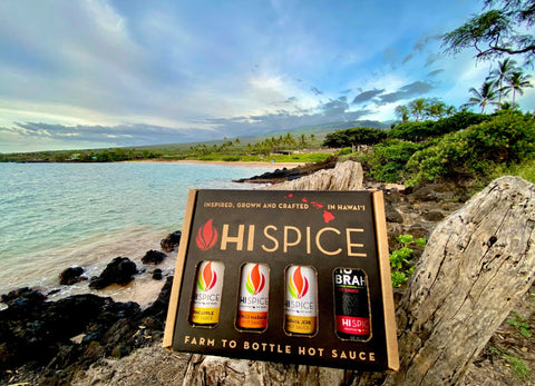 HI Spice hot sauce set from Maui, Hawaii