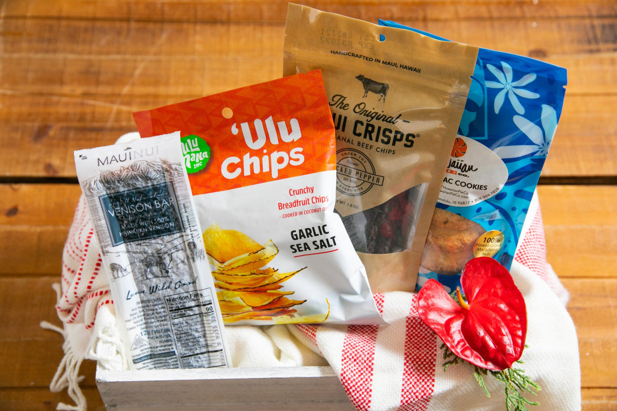 a collection of healthy snacks available from House of Mana Up 