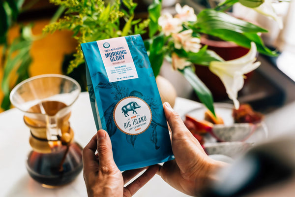 Big Island Coffee Roasters coffee as a great gift from Hawaii.