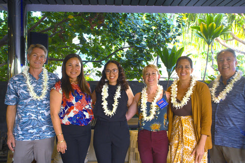 Dave Stinson, Meli James, Ashley Marko Johnson, Kelleigh Stewart, Mahina Tutuer, Tim Chang