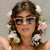 Mohala Eyewear - Hana Pink Papaya with Tan Gradient Polarized Lenses, Medium Nose Bridge, Wide Width