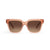 Mohala Eyewear - Hana Pink Papaya with Tan Gradient Polarized Lenses, Medium Nose Bridge, Wide Width