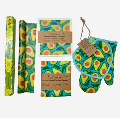 Meli Wraps - Kitchen Essentials Bundle - Avocado