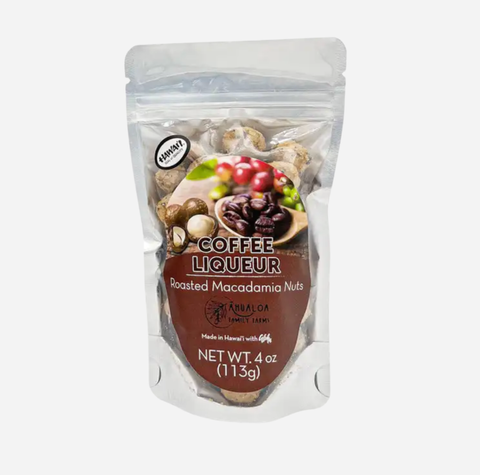 Ahualoa Family Farms - Coffee Liquor Macadamia Nuts - 4oz