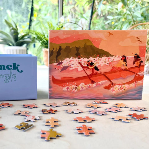 Surf Shack Puzzles - Mana Wa'ahine by TeAta Gutierrez - 1000 pc