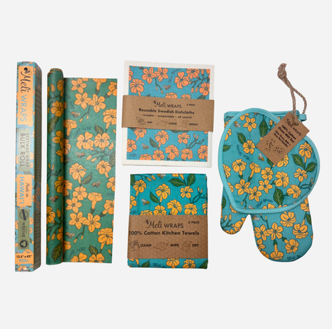 Meli Wraps - Kitchen Essentials Bundle - Puakenikeni & Bee