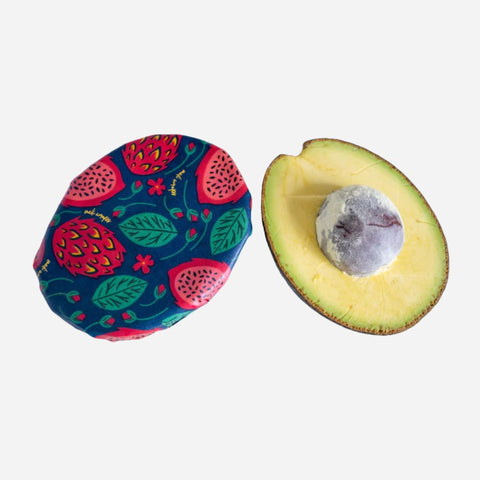 Meli Wraps - Bulk Beeswax Roll - Cut to Size - Dragonfruit Print