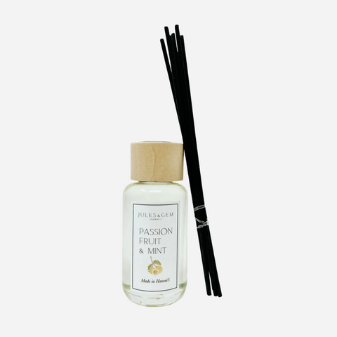 Jules + Gem - 4 oz Reed Diffuser - Passion Fruit + Mint