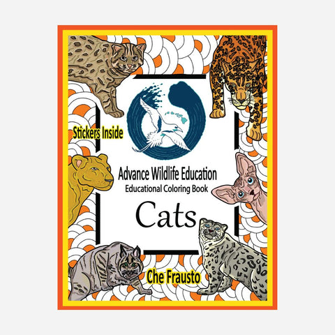 Advance Wildlife Education - Cats Educational Coloring Book