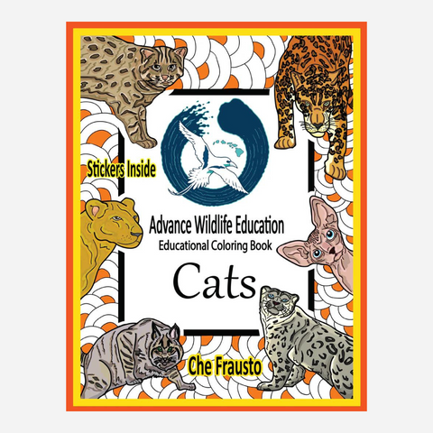 Advance Wildlife Education - Cats Educational Coloring Book