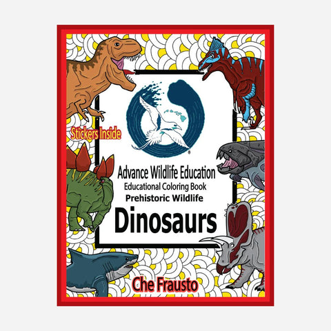 Advance Wildlife Education - Dinosaur Educational Coloring Book