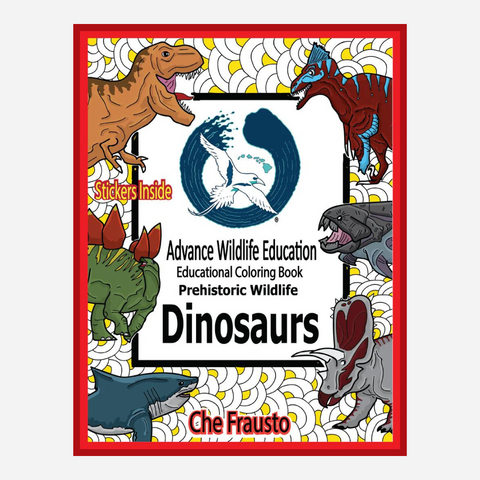 Advance Wildlife Education - Dinosaur Educational Coloring Book