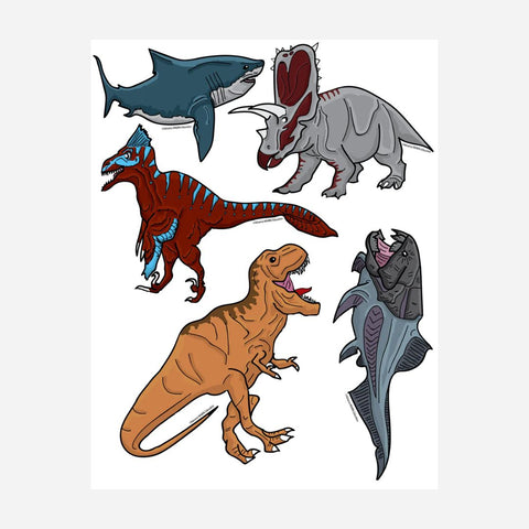 Advance Wildlife Education - Dinosaur Educational Coloring Book