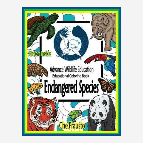 Advance Wildlife Education - Endangered Species Educational Coloring Book