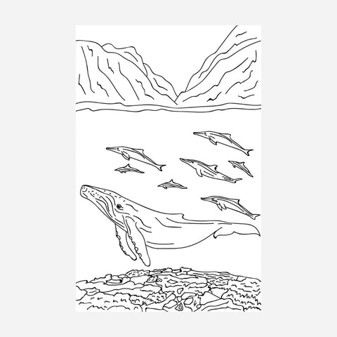 Advance Wildlife Education - Native Hawaiian Wildlife Coloring Book (English/Olelo)