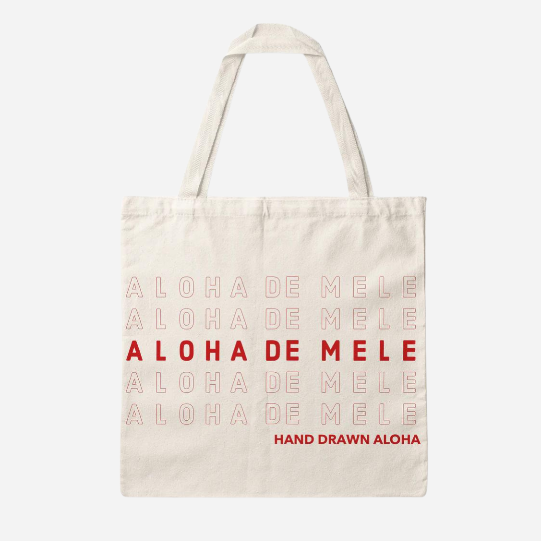 Aloha De Mele - Canvas Tote Bag