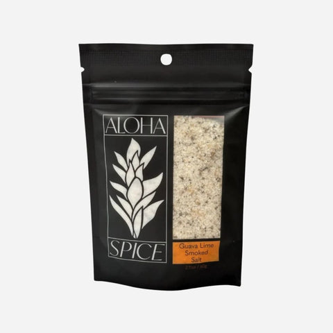 Aloha Spice - Guava Lime Smoked Hawaiian Sea Salt 2.11 oz. Stand Up Pouch