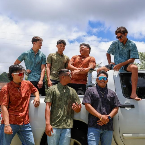 Aloha Modern - ʻUlu Polo Shirt - Black