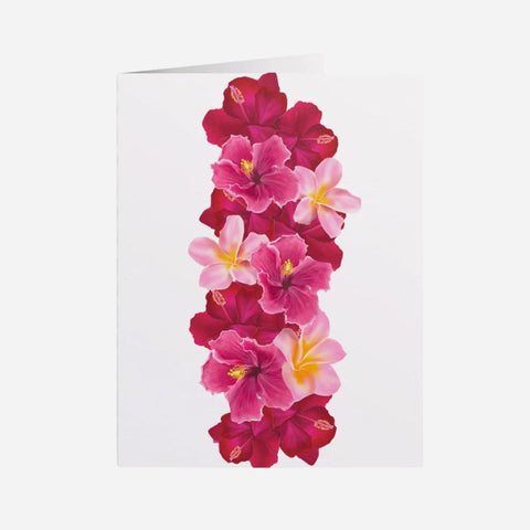 Aloha de Mele -  Lei Mele Greeting Card