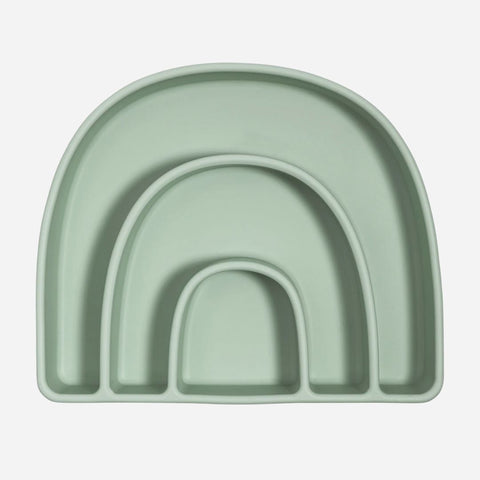 Ava + Oliver - Rainbow Plate - Mint