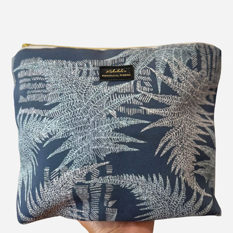 Kahulale'a - Cloud Waihe’e Palapala Canvas Pouch