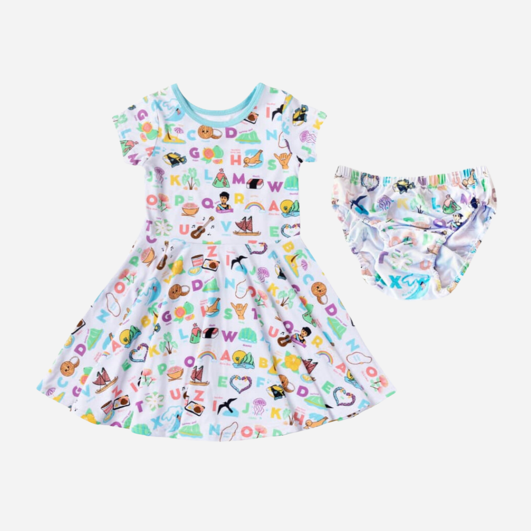 Coco Moon - Infant T-Shirt Dress - Hawaiʻi Kine ABCs