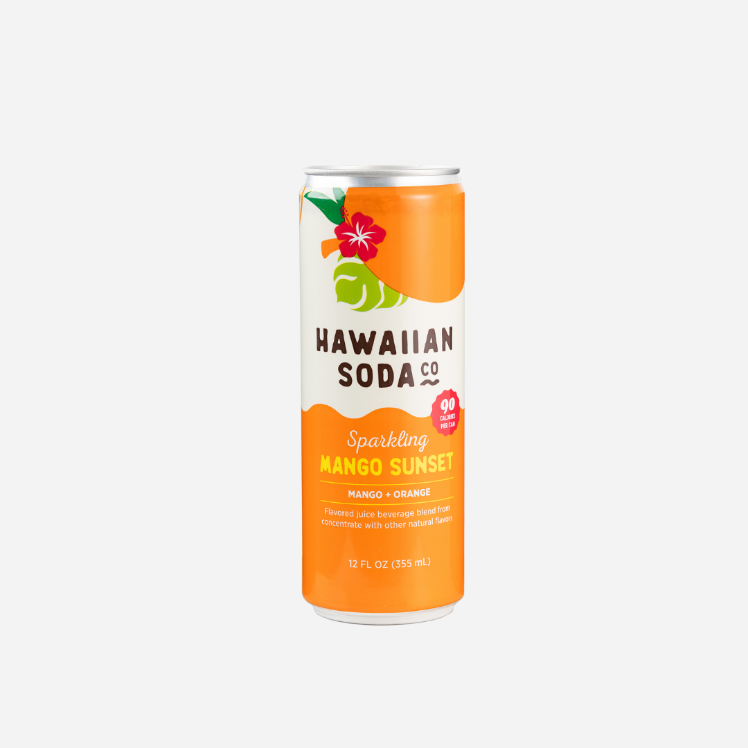 Hawaiian Soda Co - Sparkling Mango Sunset - 12pack