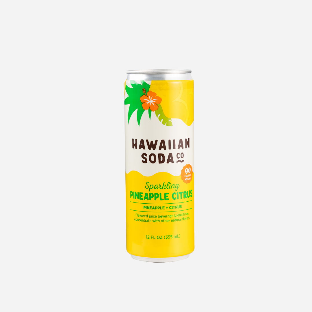 Hawaiian Soda Co - Sparkling Pineapple Citrus - 12pack | House of Mana Up