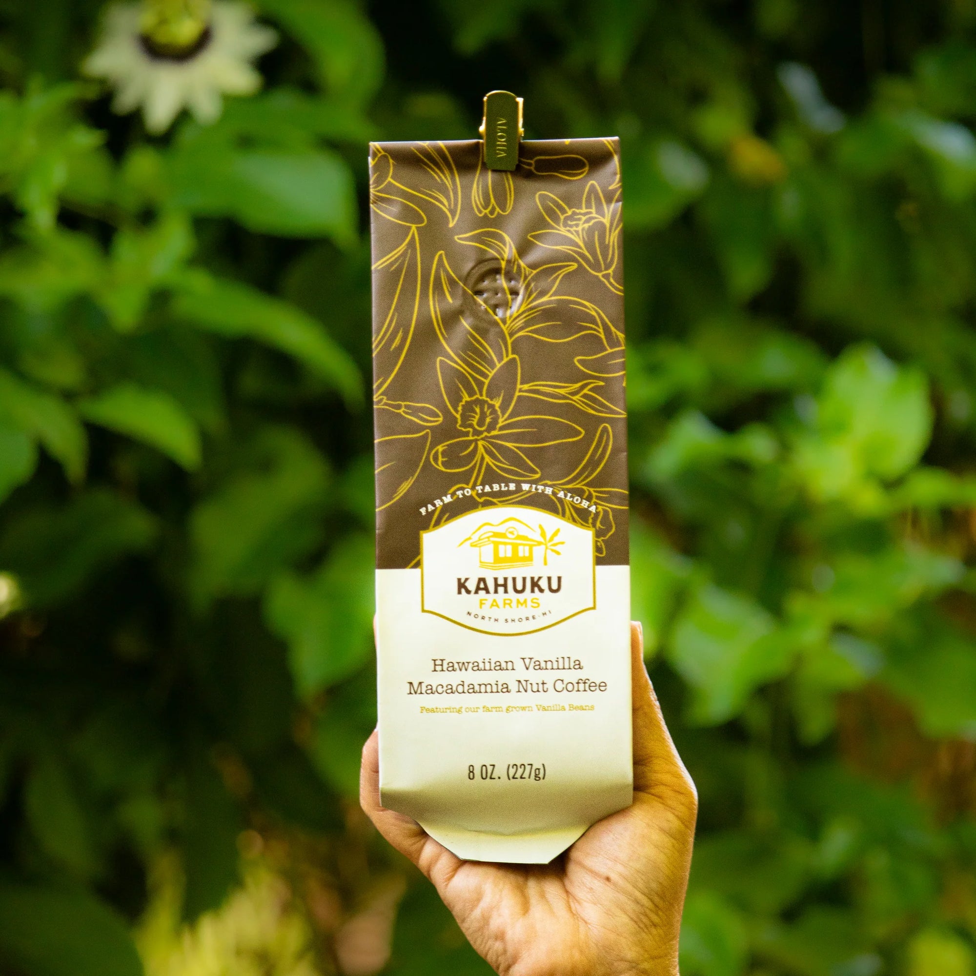 Kahuku Farms - Hawaiian Vanilla Macadamia Nut Coffee 8oz