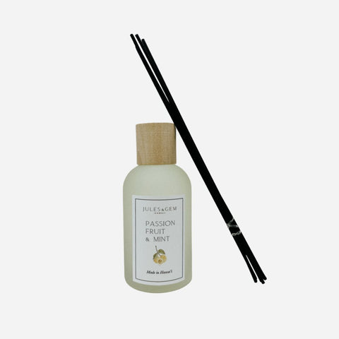 Jules + Gem - 8 oz Reed Diffuser - Passionfruit + Mint