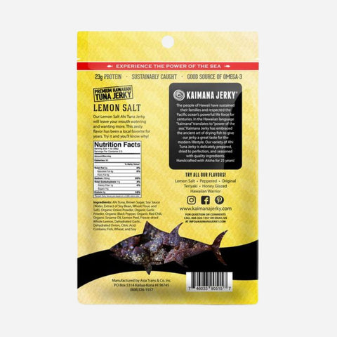 kaimana jerky lemon salt ahi tuna jerky