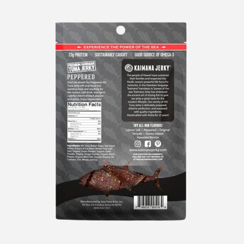 Kaimana Jerky - Peppered Ahi Tuna Jerky