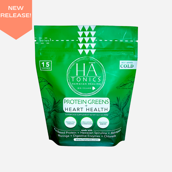 Liquid Life Hawaii HA TONICS NEW RELEASE! Protein Greens + Heart