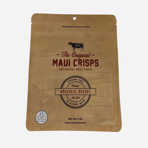 Maui Crisps - Artisanal Beef Chips - Original 2oz