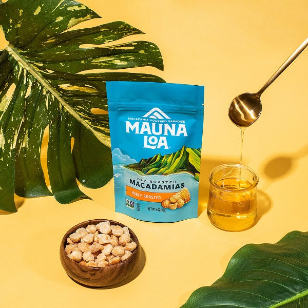 Flavored Macadamias - Honey Roasted Small Bag - Hawaiian Host X Mauna Loa