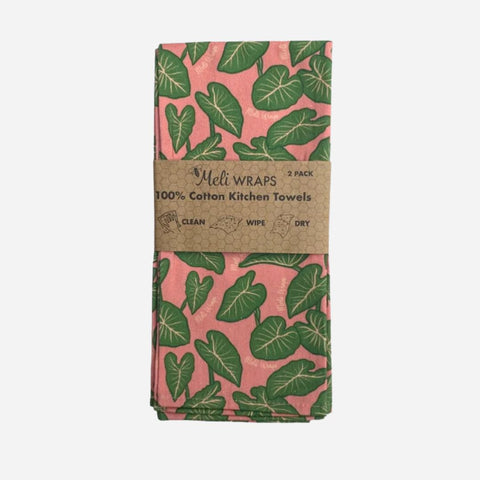 Meli Wraps - Kitchen Towel Set of 2 100% Cotton -  Kalo