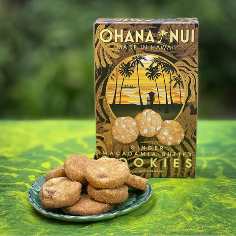 ‘Ohana Nui - Ginger Macadamia Nut Cookies 7 oz