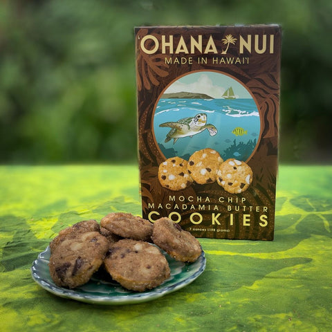 ‘Ohana Nui - Mocha Chocolate Chip Macadamia Cookies 7 oz