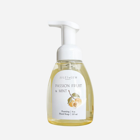 Jules + Gem - 8oz Foaming Hand Soap - Passionfruit Mint