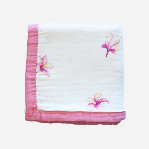 Coco Moon - Baby Quilt - Plumeria