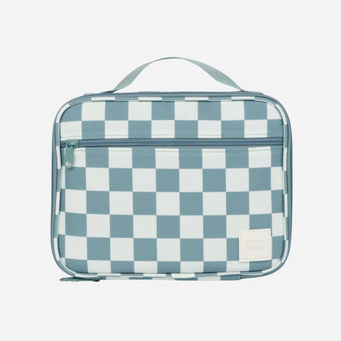 Ava + Oliver - Kids Lunch Bag - Sage Checker