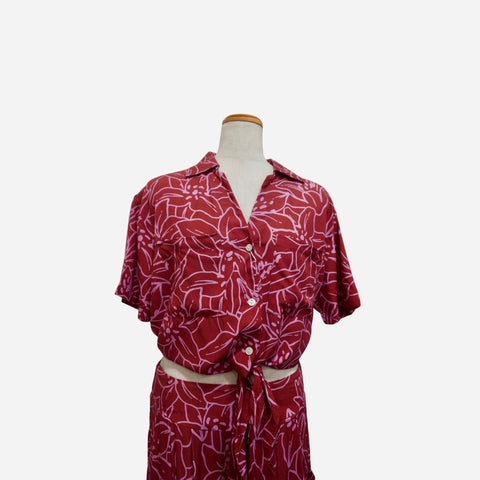 Keani Hawaii - Hele Tie-Top - Lilinoe/Strawberry Guava