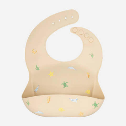 Ava + Oliver - Silicone Bib - Hawaiian Sea Animals