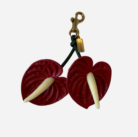 Oceans End - Anthurium Keychain