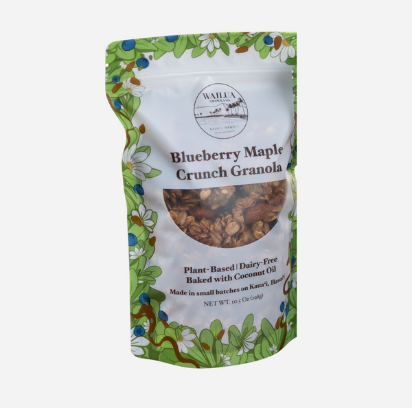 Showcase Special: Wailua Granola Co. - Blueberry Maple Crunch 10.5oz - NEW RELEASE