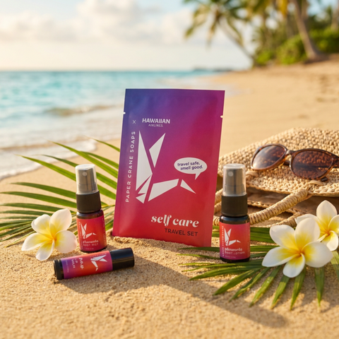 Paper Crane Soaps x Hawaiian Airlines - Self Care Travel Set